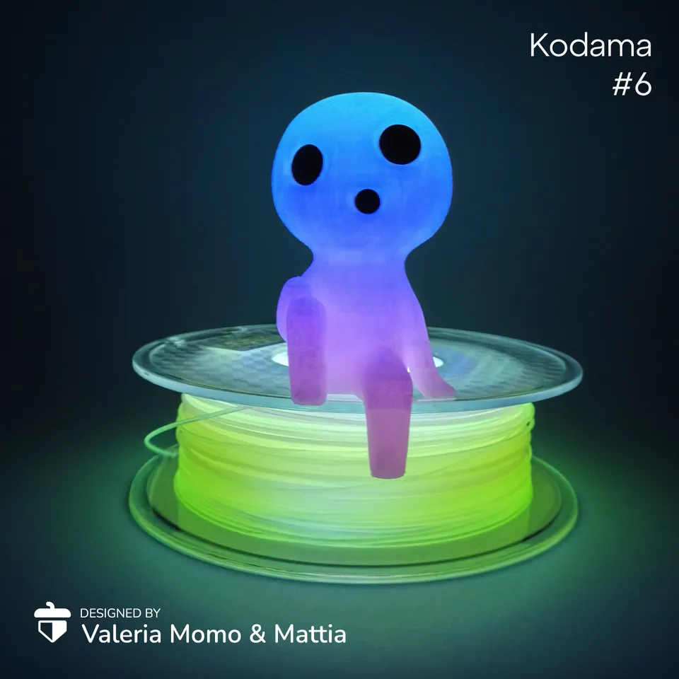 2X Our Universe Studio Ghibli Princess Mononoke Kodama Forest  Glow-in-the-Dark, image size:960x960