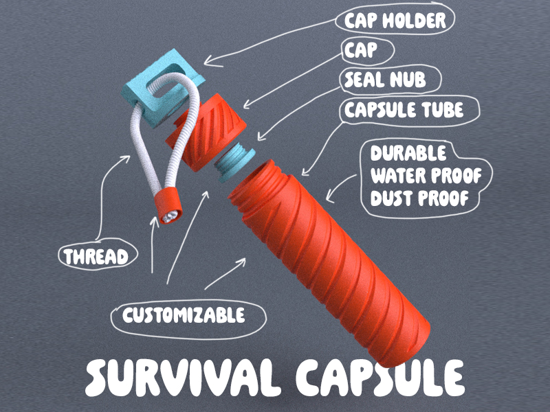 Survival Capsule customizable