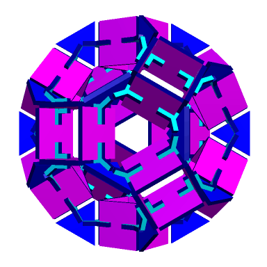 96 Part Holden Rhombicuboctahedral Polysurface