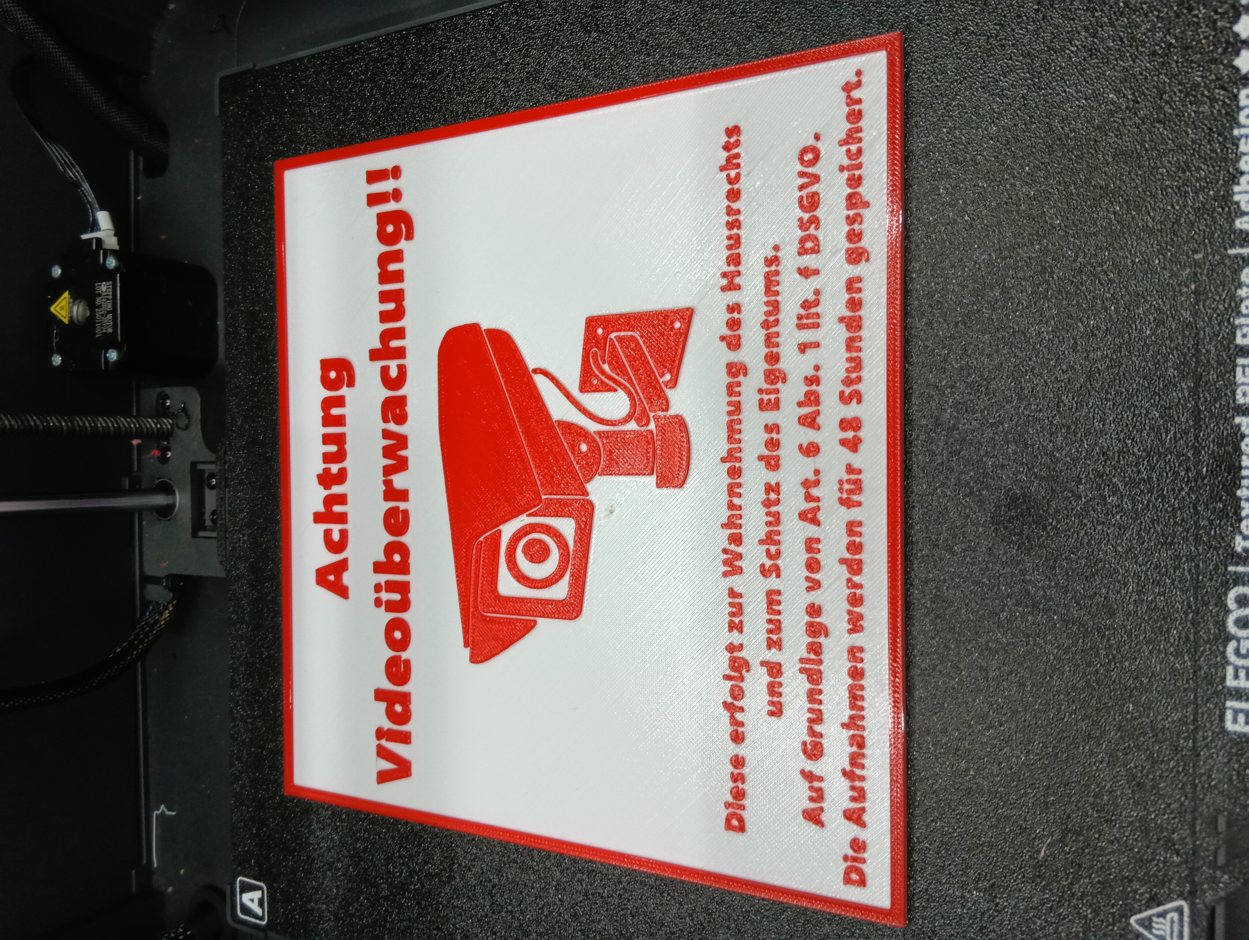 Schild Videoüberwachung Deutsch