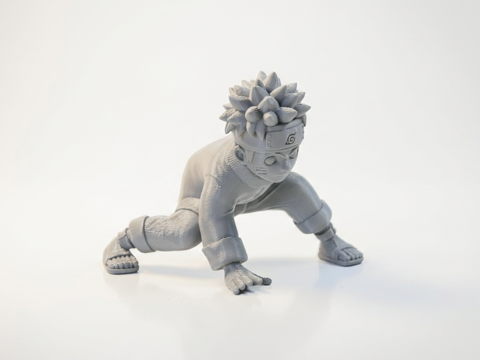 Naruto Crouching Figurine Anime 3D Printable