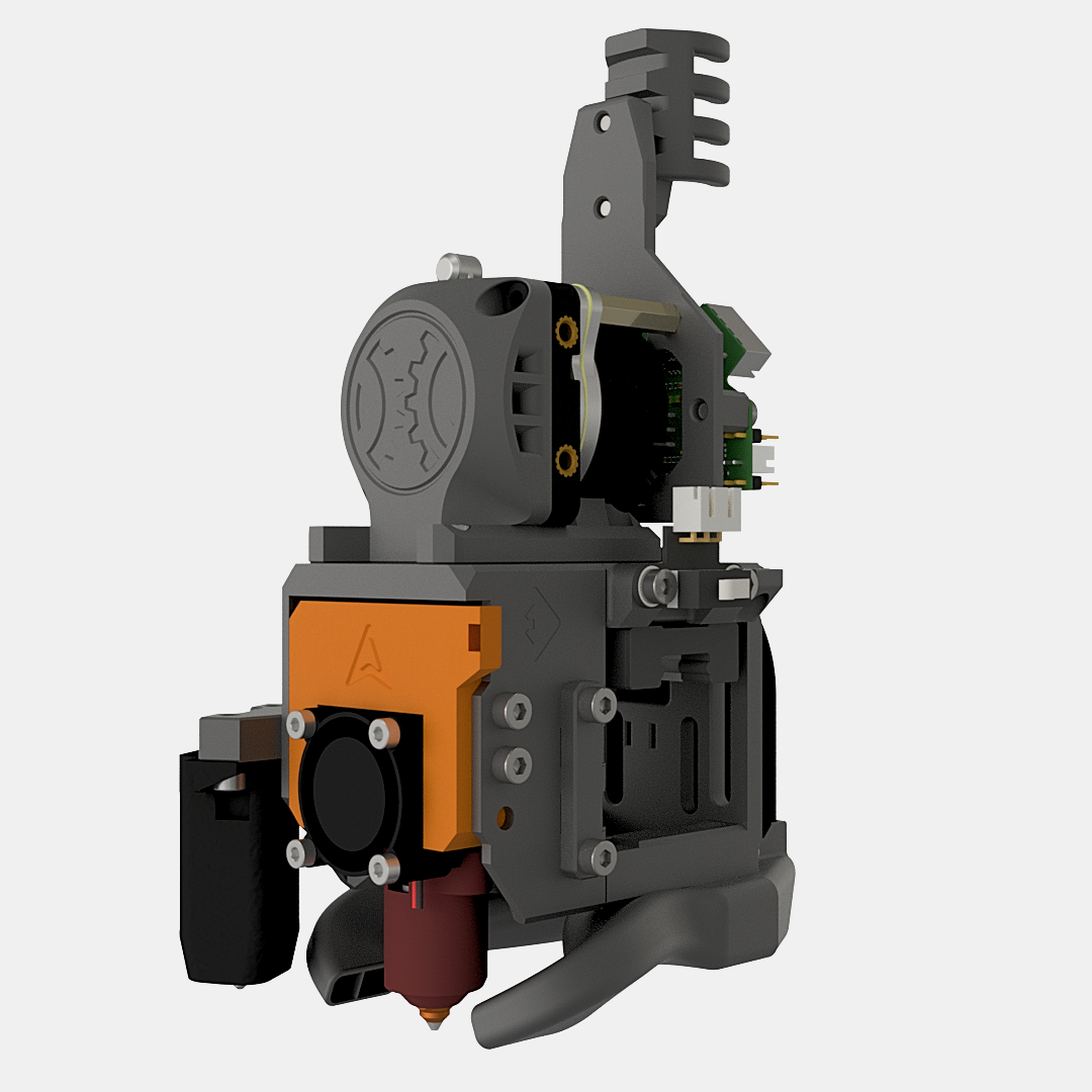 E34M1 Adapter for Ender 3 V3 SE/KE Ceramic Hotend 3D model