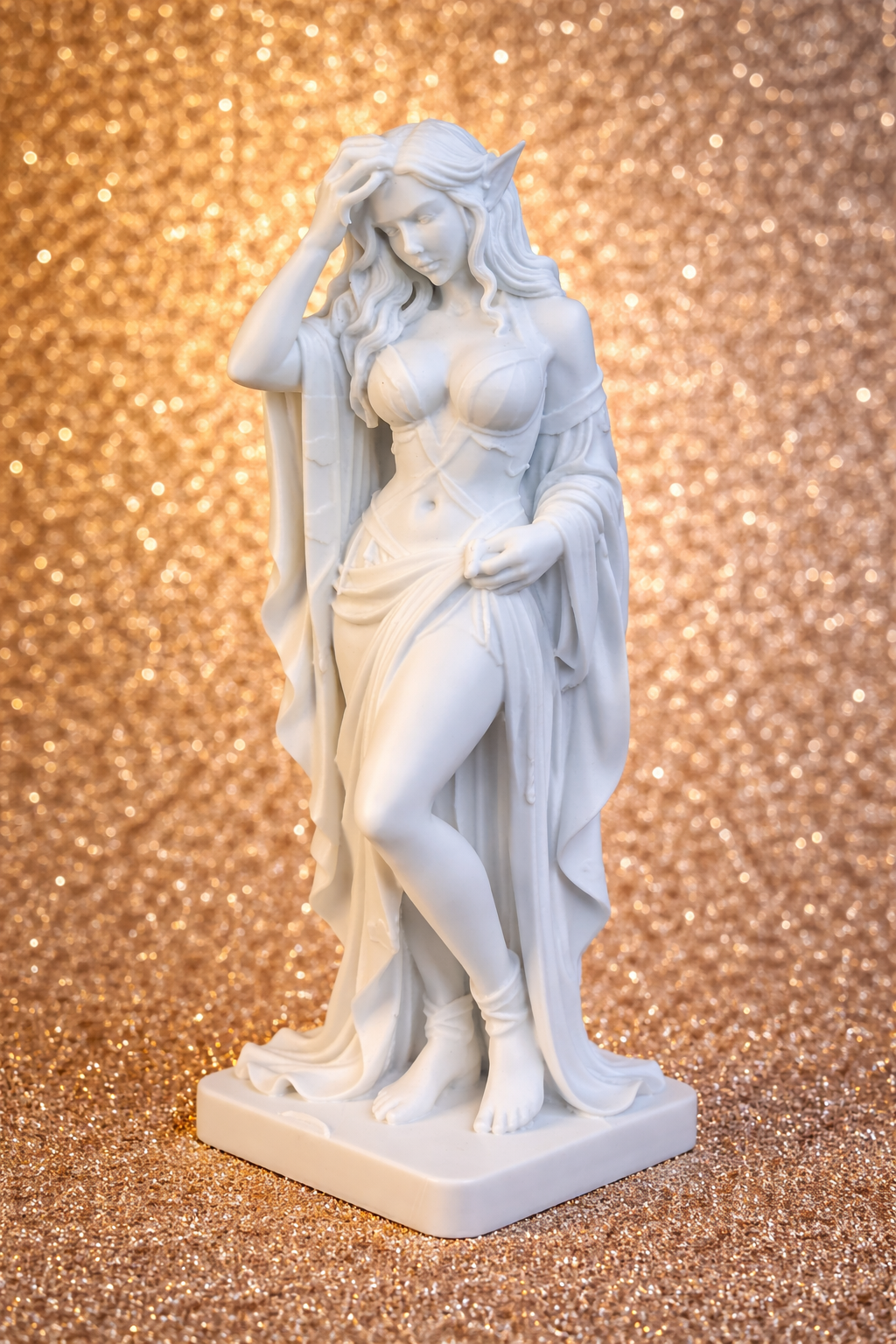 Elegant Elf Statue – Alta Definizione & Dettagli Straordinari 3D model by Roberto Gallocchio