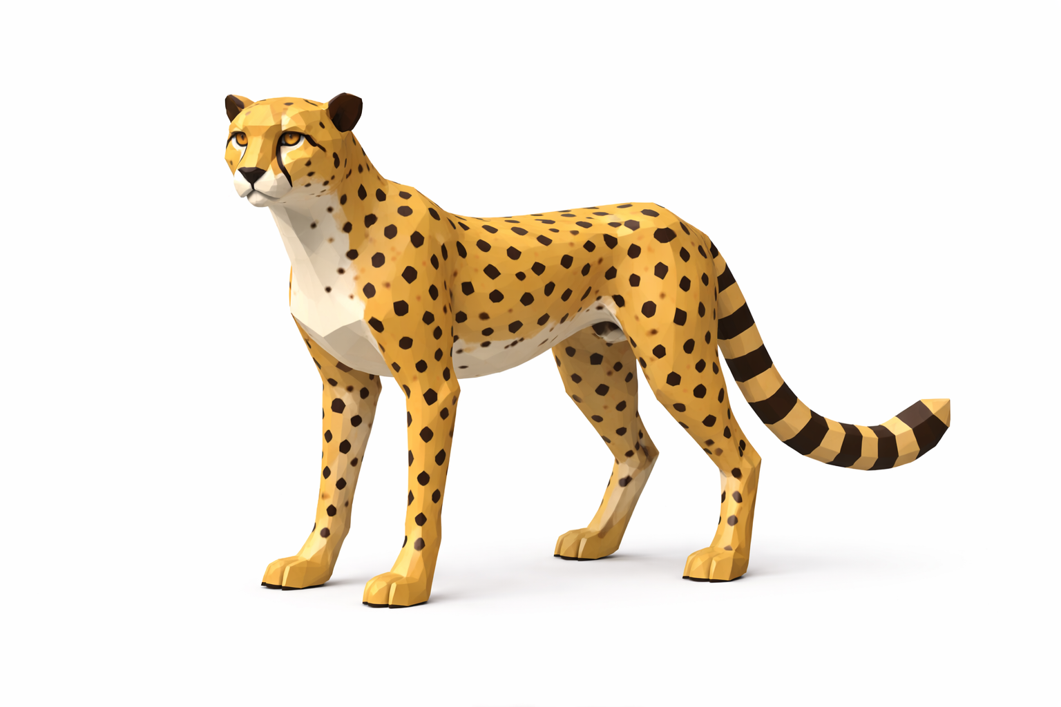 Low Poly Cheetah