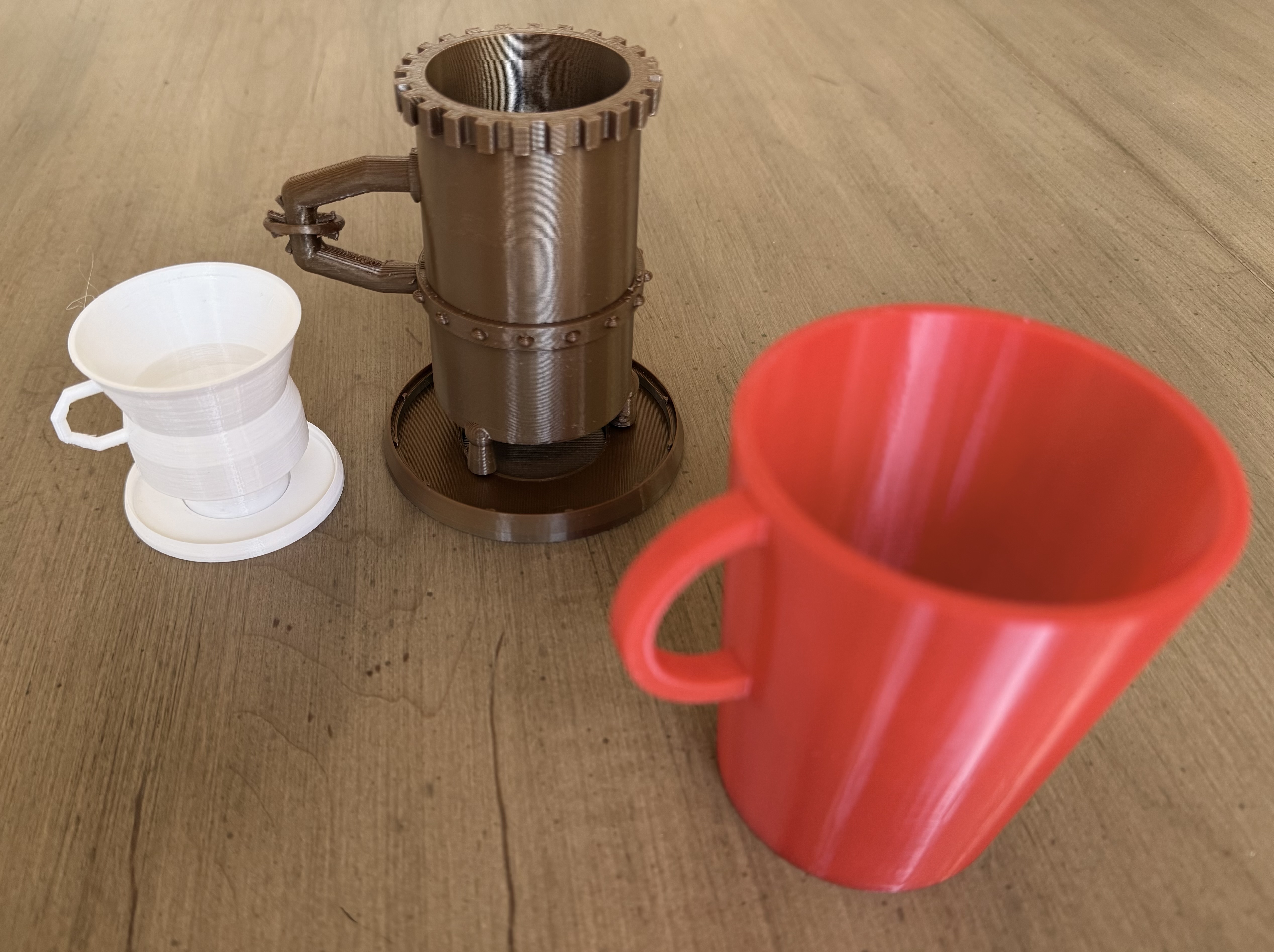 AI Generated OpenSCAD scripts to create coffee cups 3D model