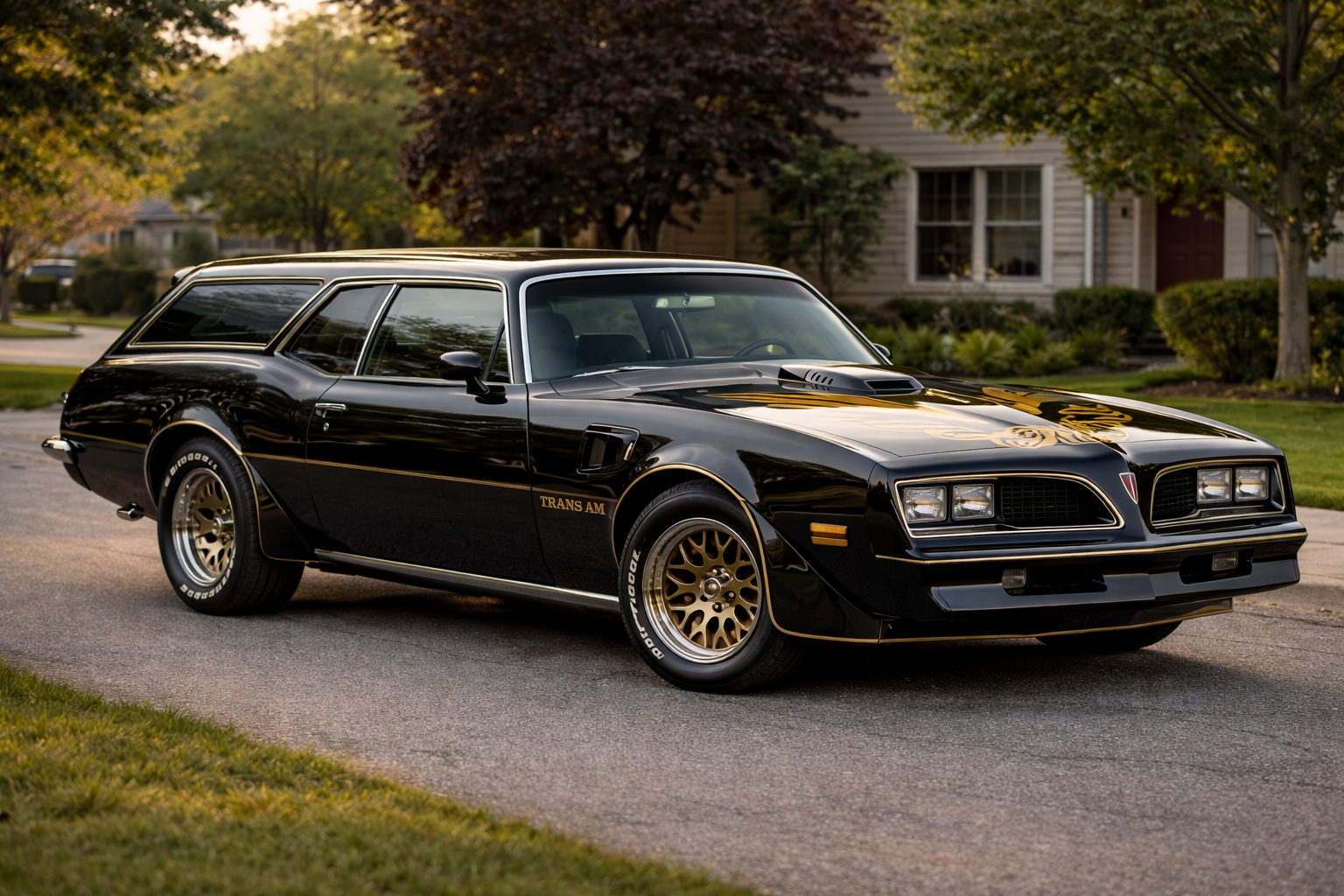 1977 Pontiac Firebird Station Wagon 3D model
