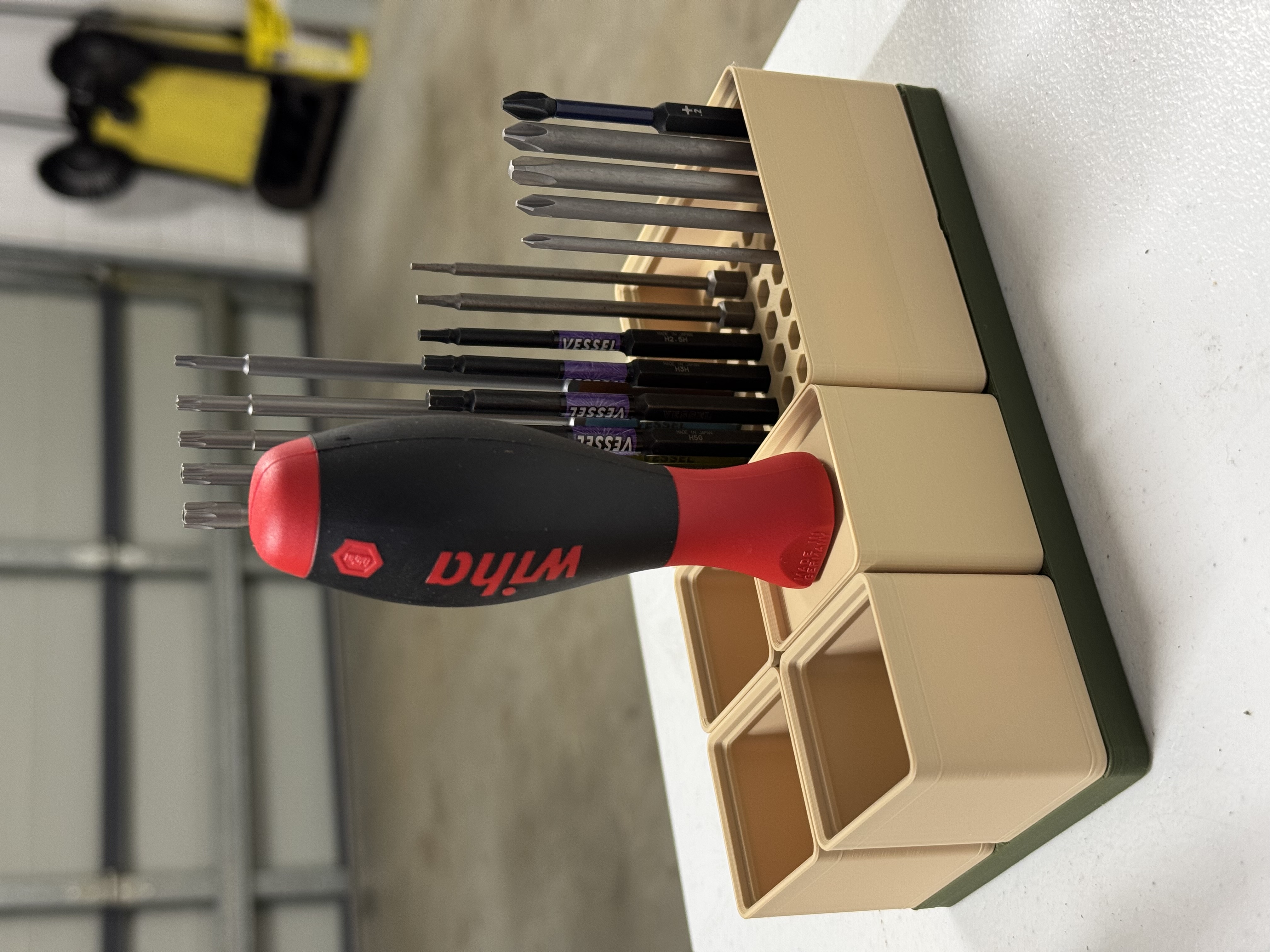 Gridfinity Wiha Screwdriver SoftFinish Centrofix holder