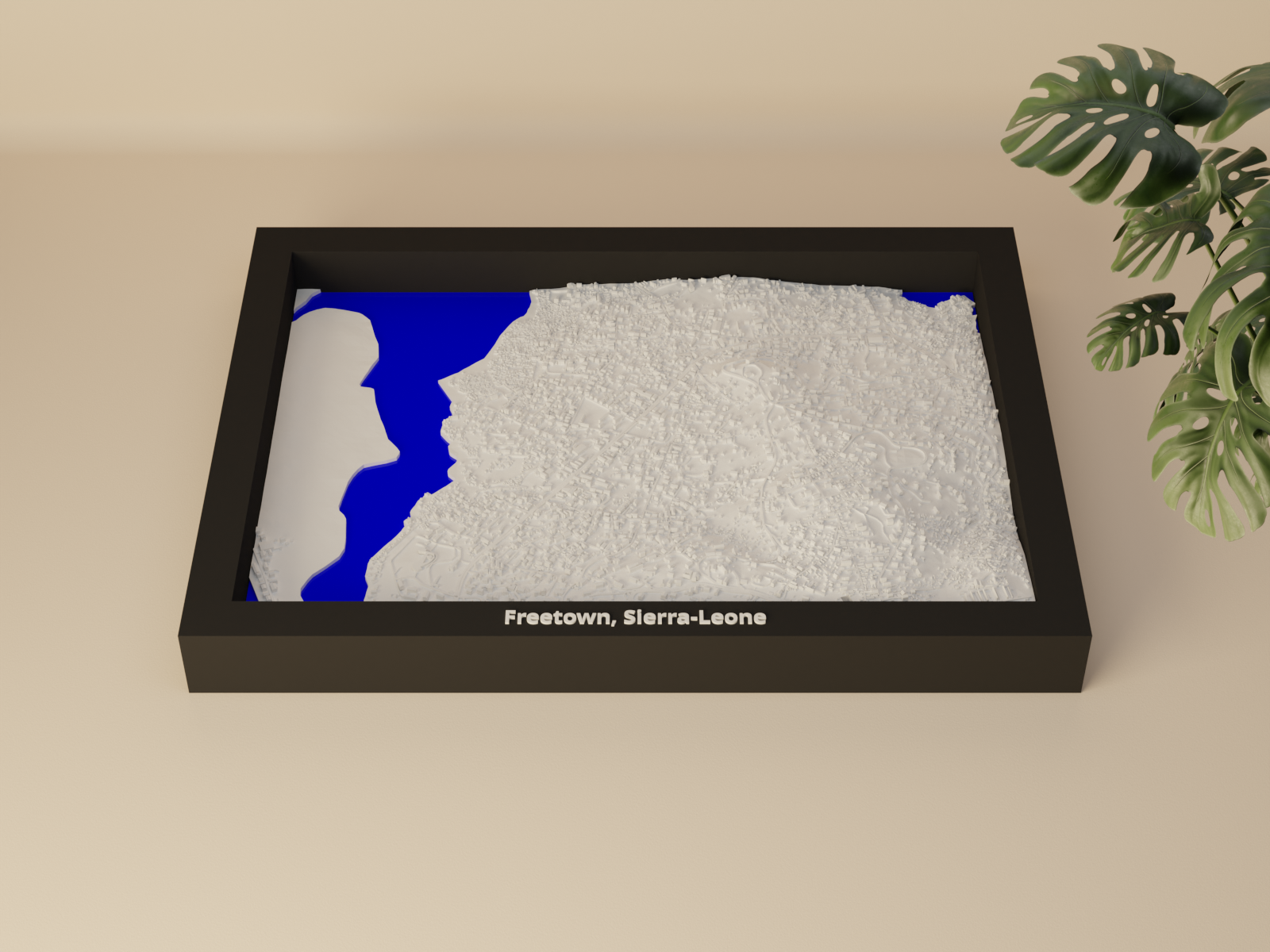 Freetown, Sierra-Leone, Sierra Leone - 3D Miniature