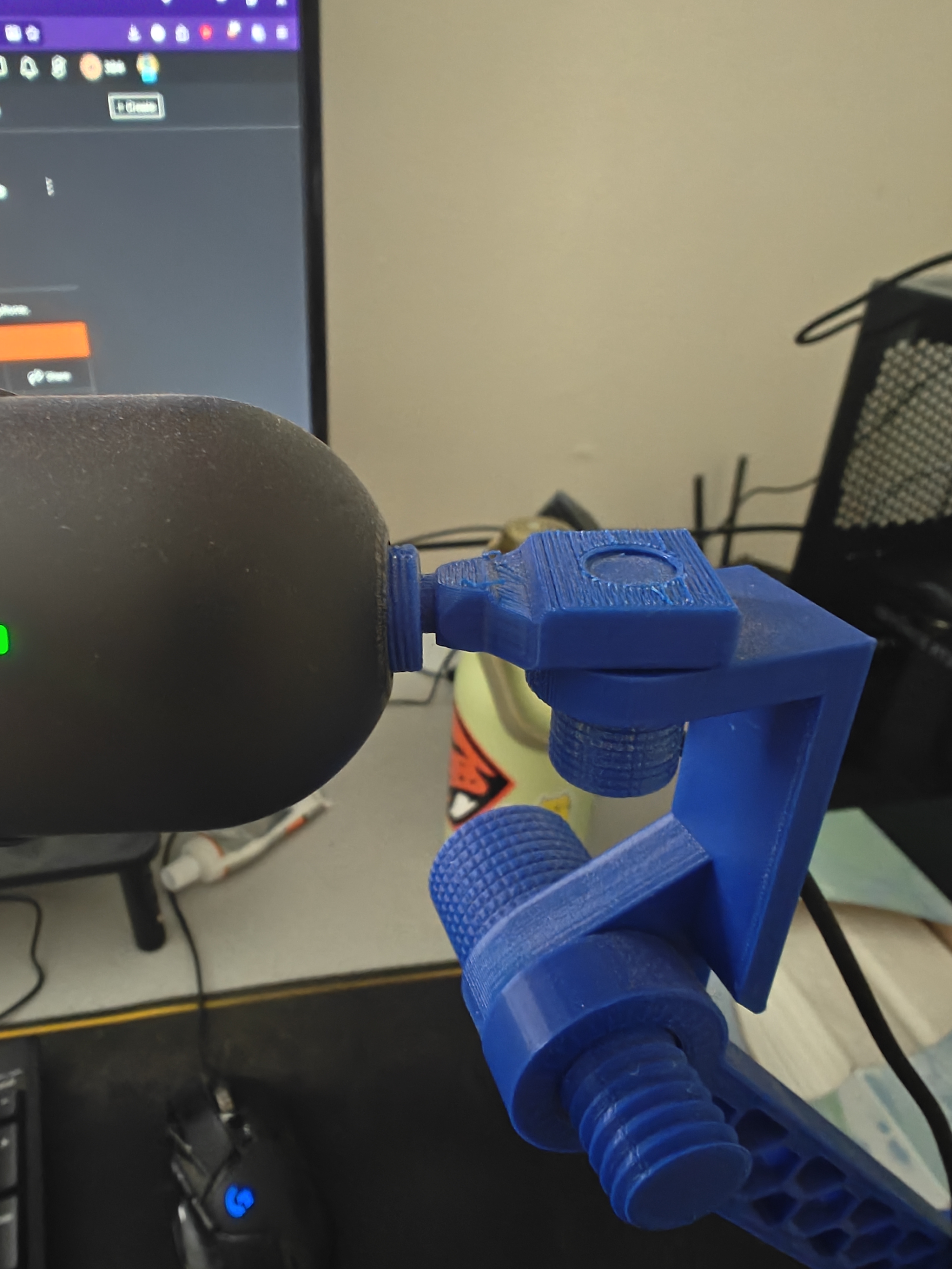 Razer Seiren Mini Microphone Adapter 3D model thumbnail