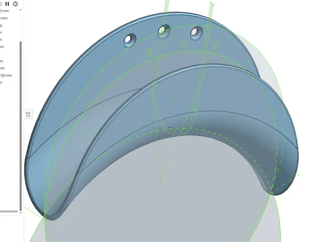 Parametric guitar cable hanger