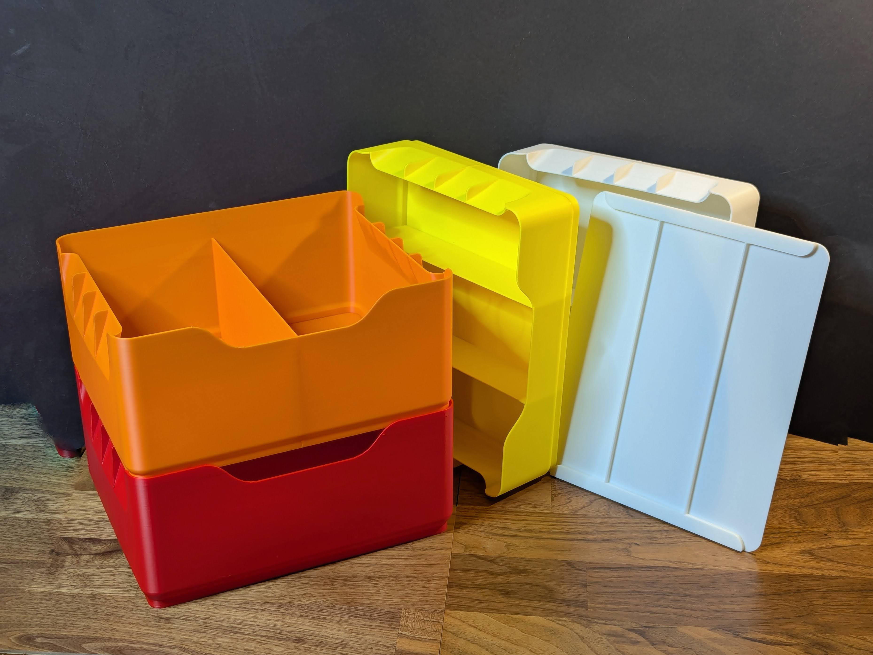 Miniatura 2 do modelo 3D Stackable Storage Boxes