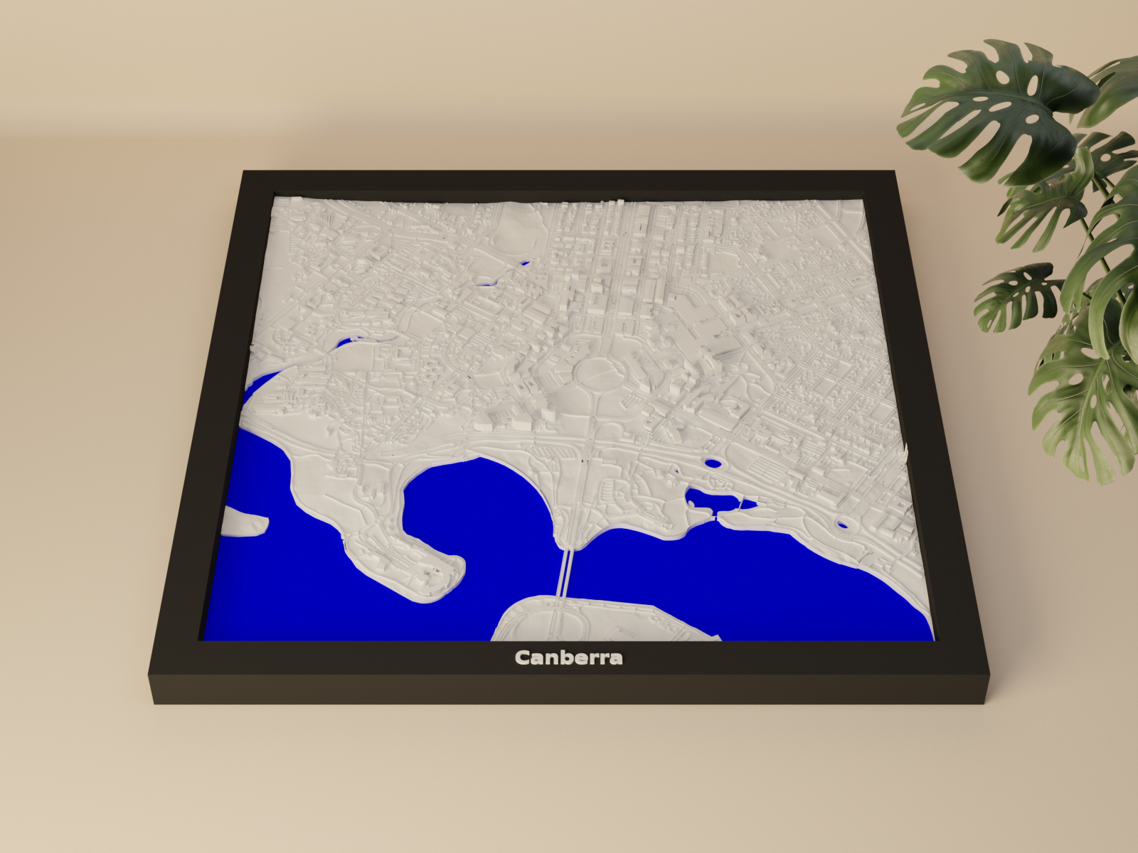 Canberra, Australia - 3D Miniature