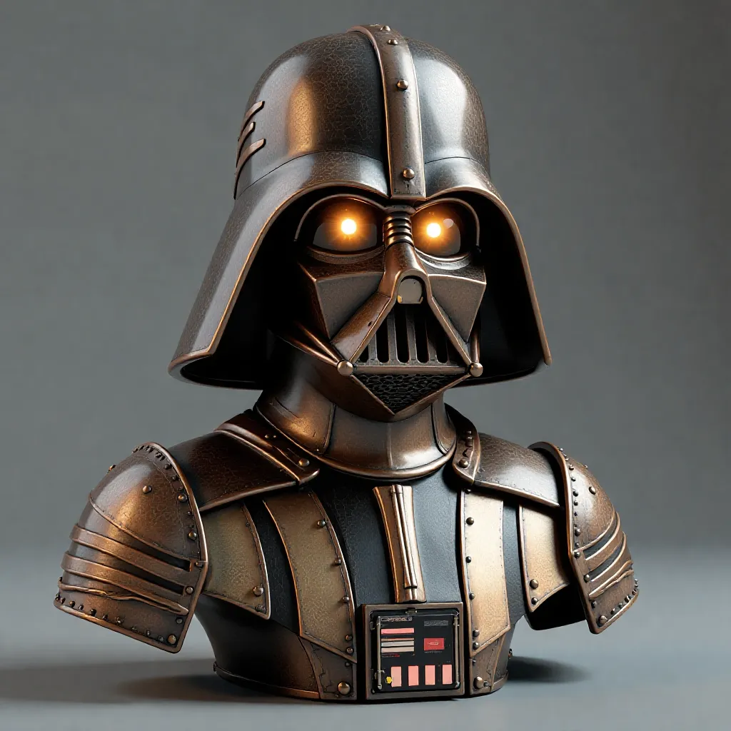 Mechanical/Iron Bust of Darth Vader