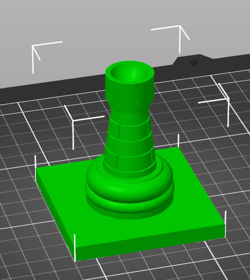 Chess tournament trophy - rook