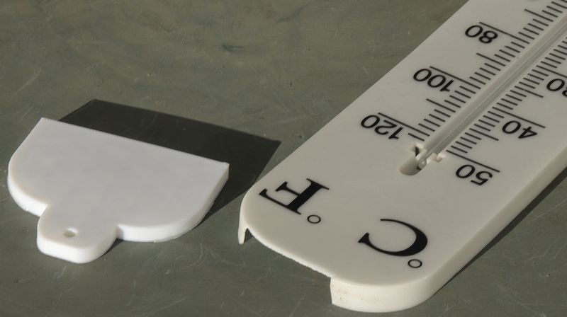 Thermometer repair bracket 3D model