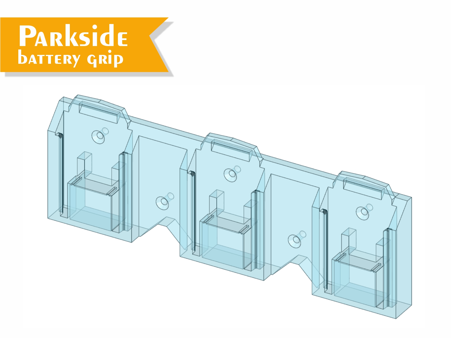Parkside battery grip — miniatura 2