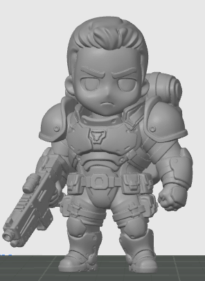 Chibi style Super soldier 4