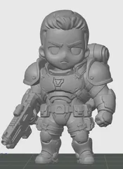 Chibi style Super soldier 4
