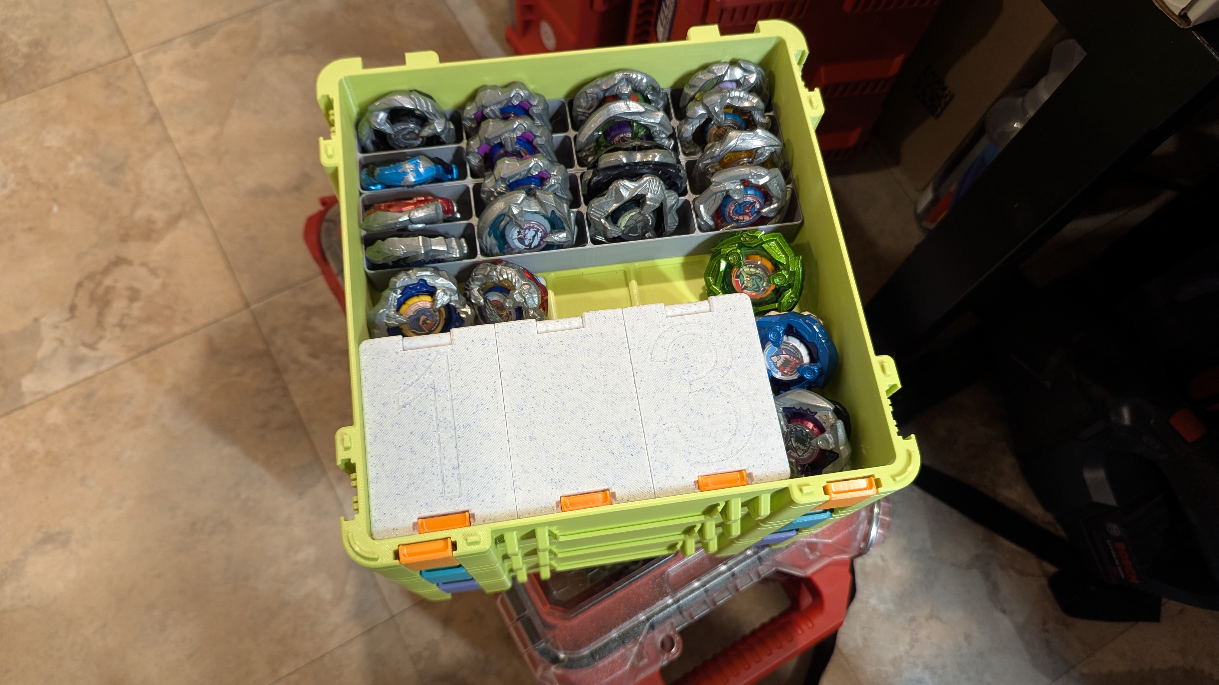 Miniatura 11 do modelo 3D Donut's Beystack - Serious Beyblade X Storage Solution