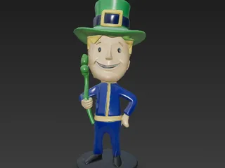 Fallout Vault boy. LUCKY by XAPA3 | Download free STL model 