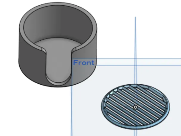 Coaster set with holder