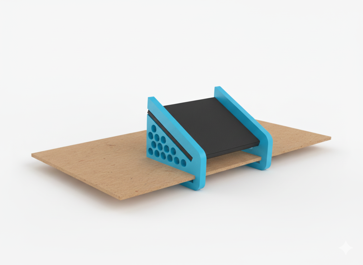 supporto scrivania 18mm ipad