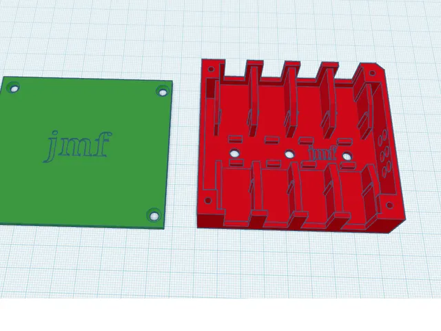 Caja para Balun x4 de dvr o cámaras de seguridad
