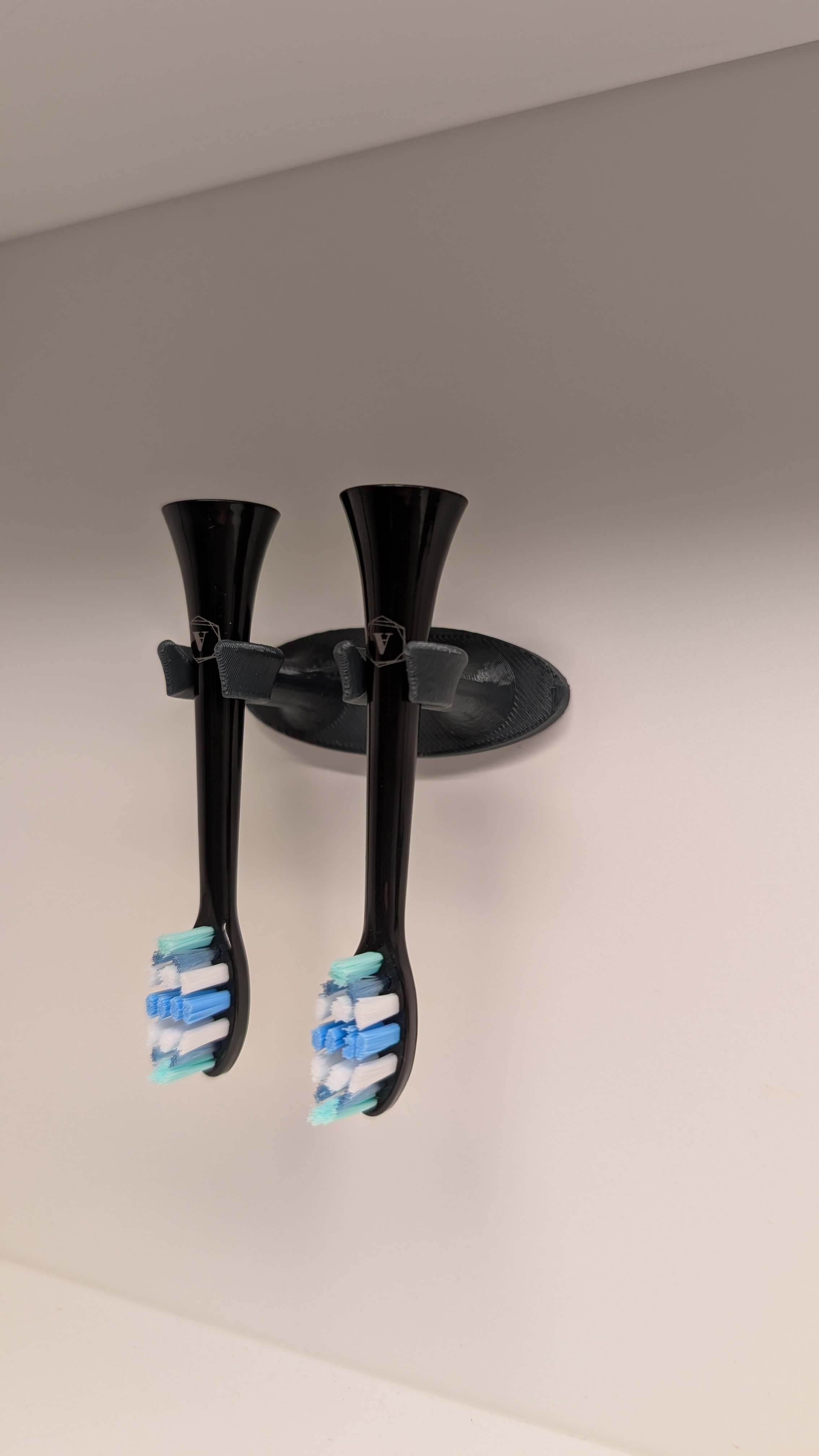 Double Sonicare Toothbrush Head Holder