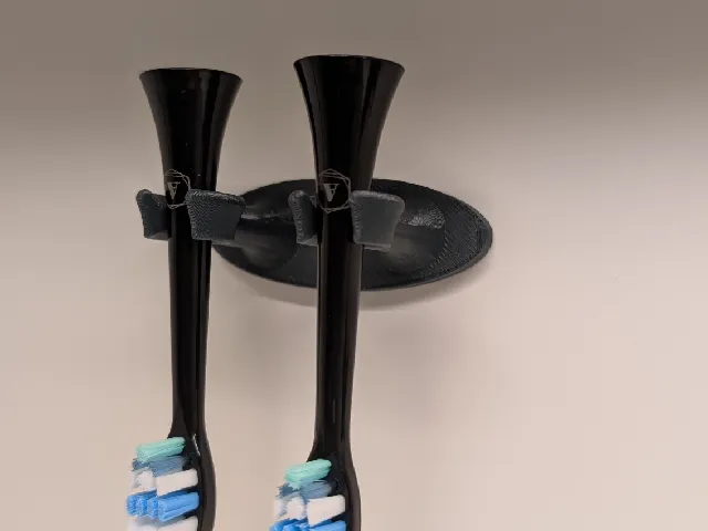 Double Sonicare Toothbrush Head Holder