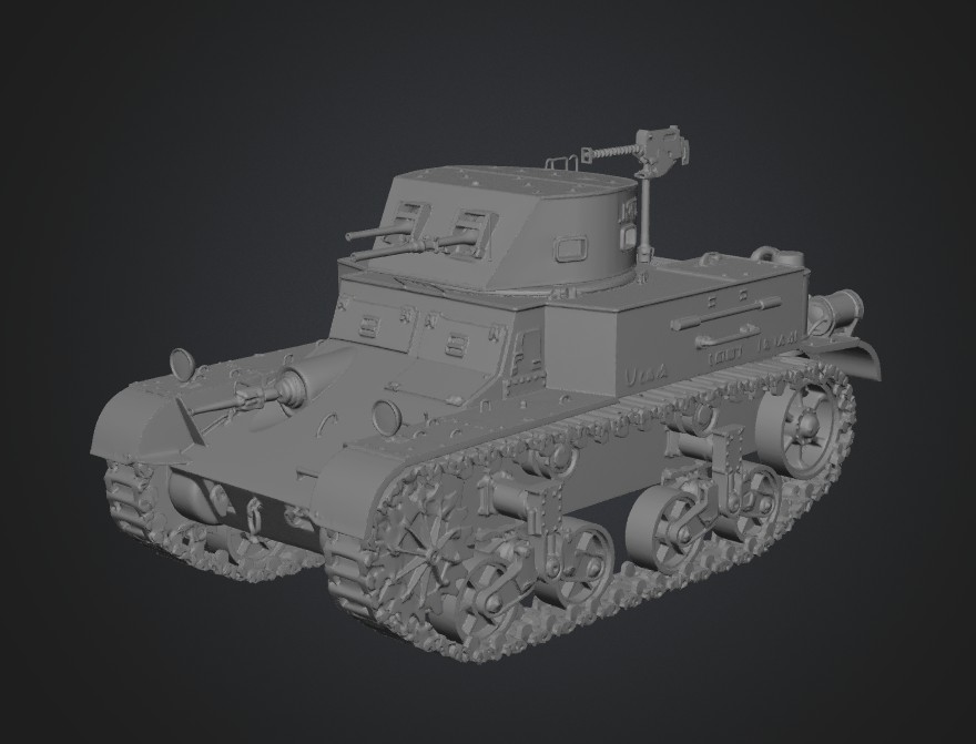 M1 Combat 3D model
