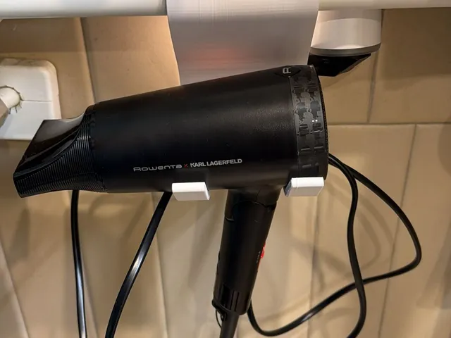 Hair Dryer Holder for 27.5 mm Towel Radiator
