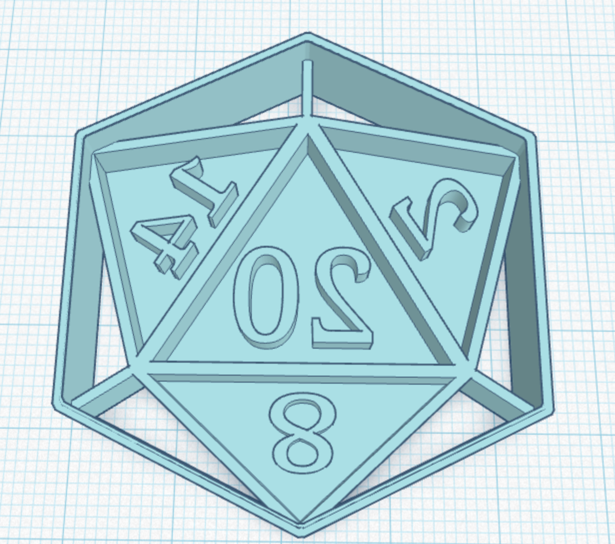 D20 Cookie Cutter — miniatura 3