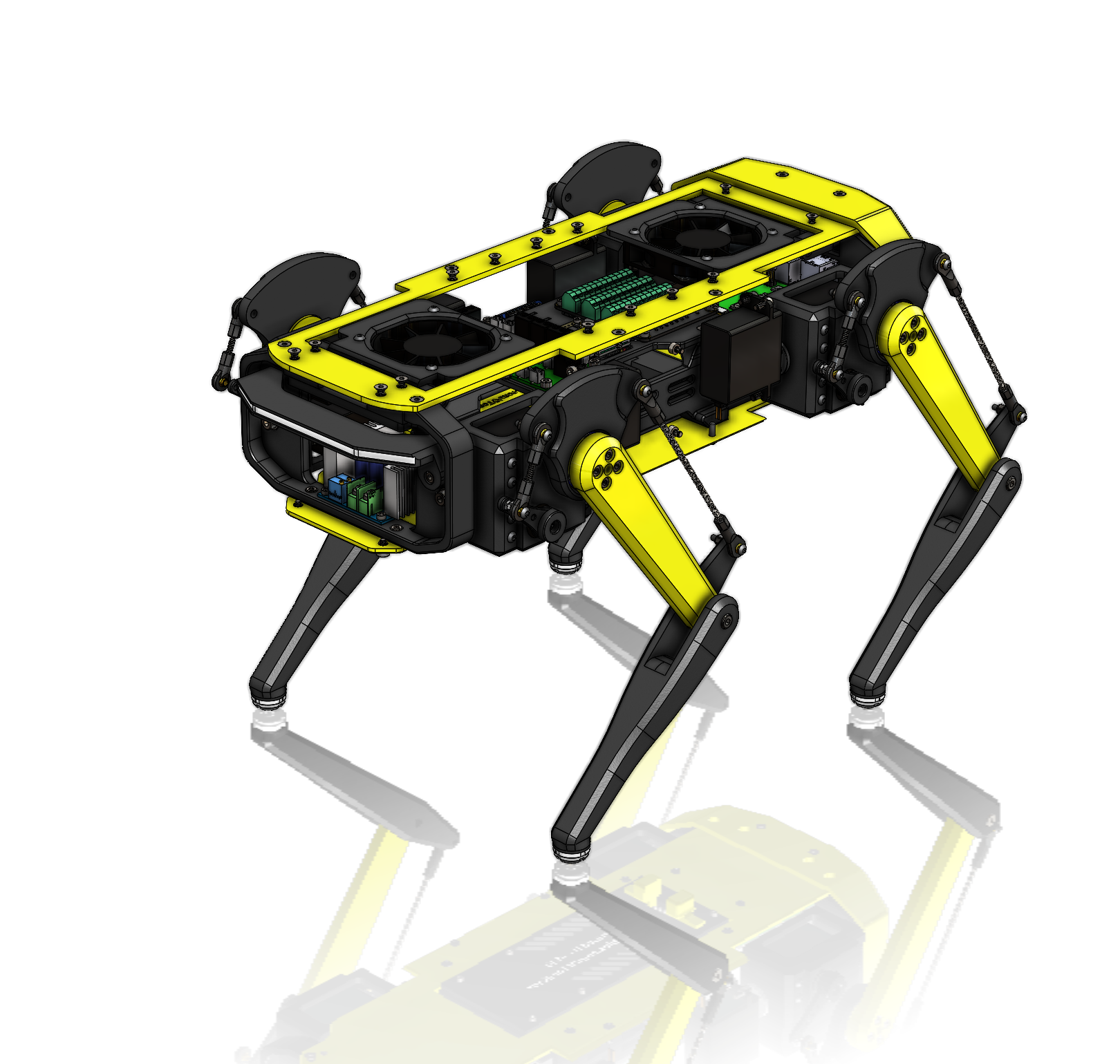 Miniatura 4 do modelo 3D Quadruped II