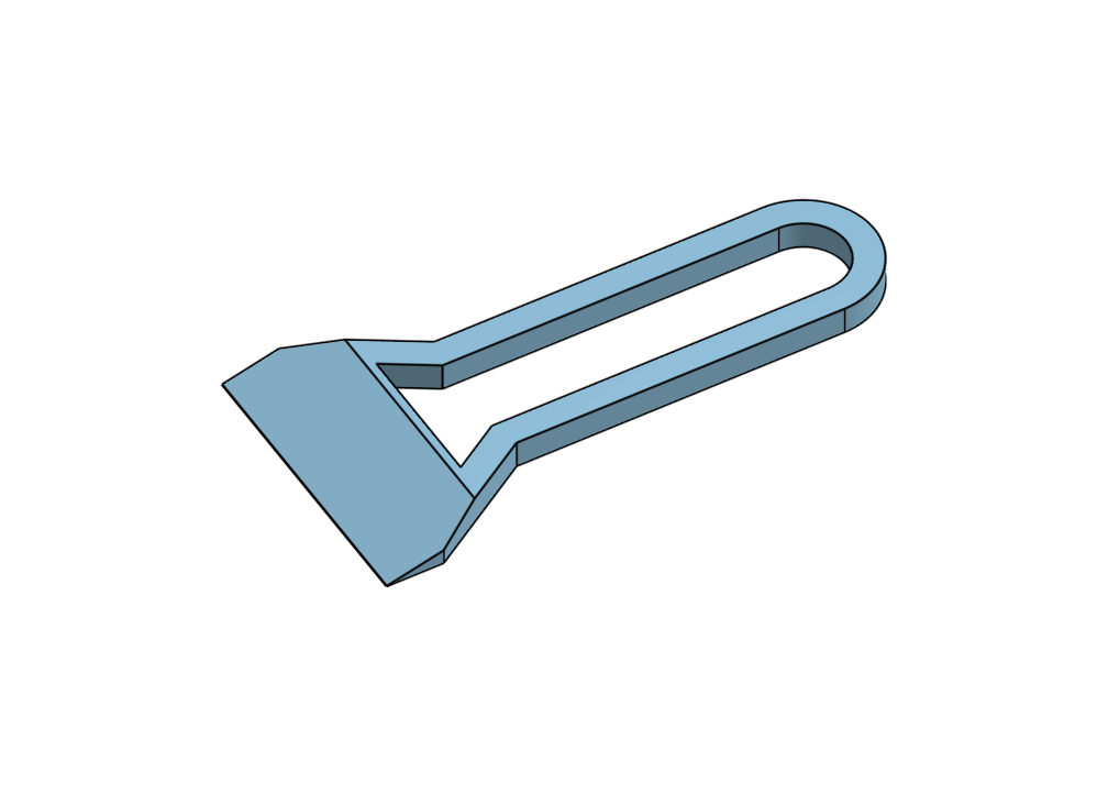 Printbed scraper
