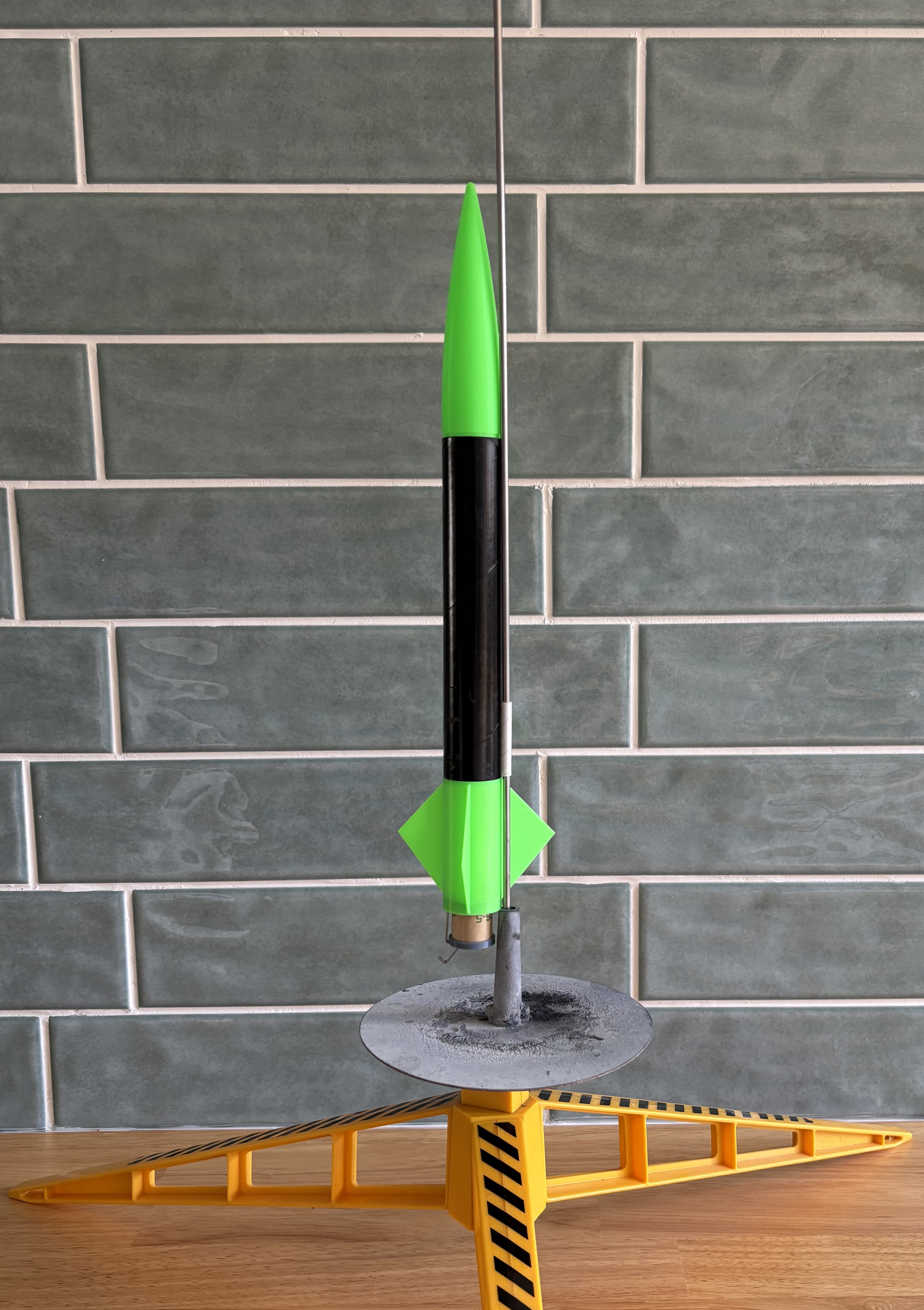 Fin cans for Estes Alpha III model rocket