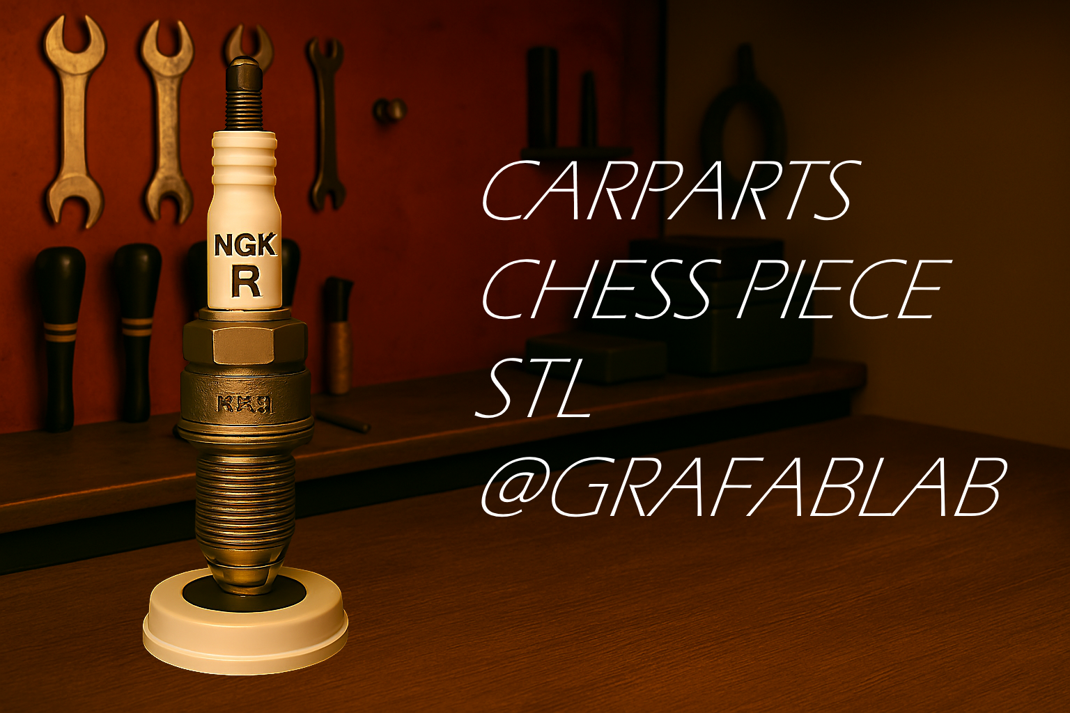 Carparts "King" - chess piece