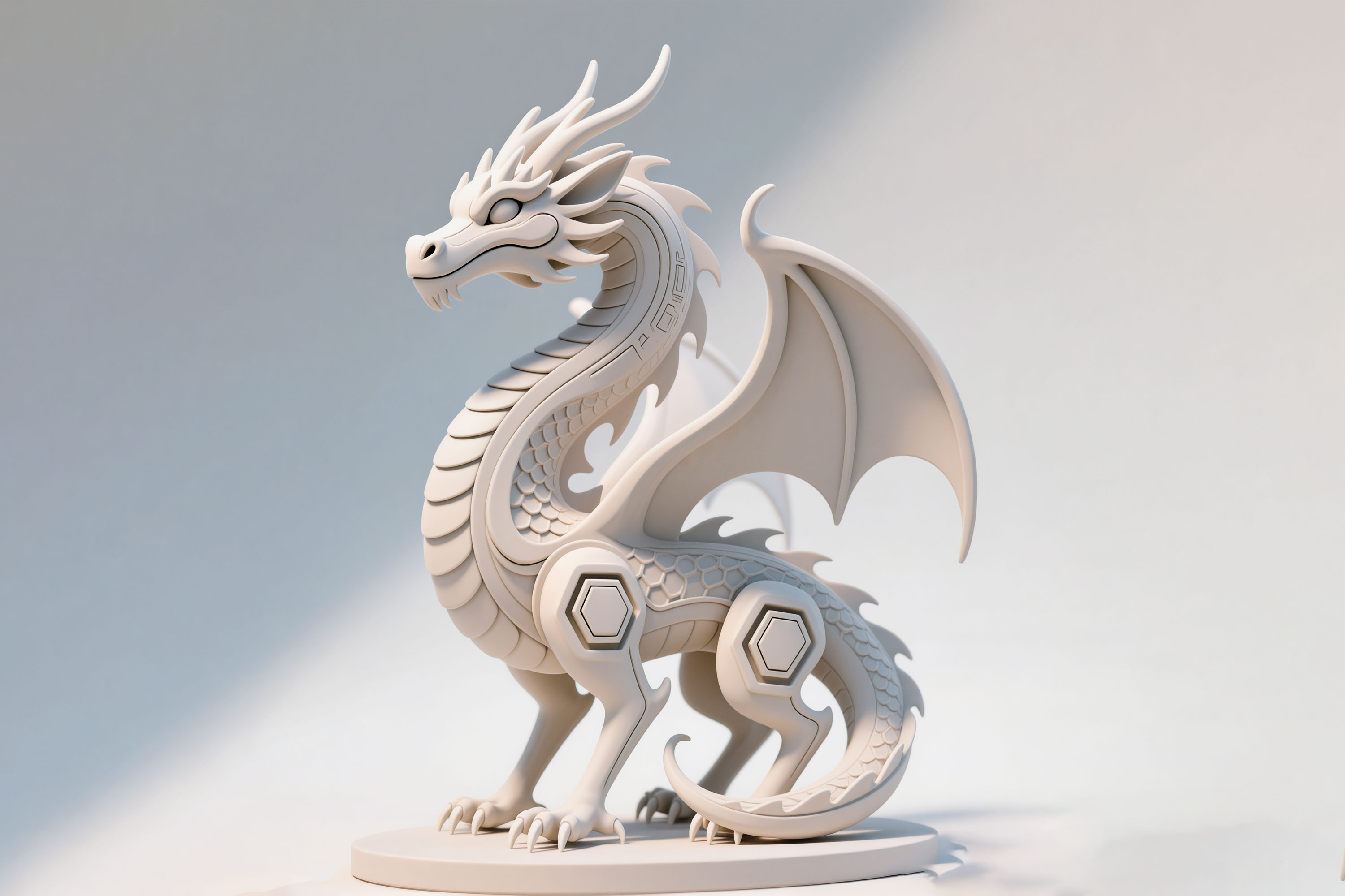Drachen Hexa Skulptur