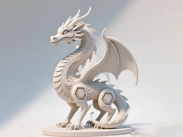 Drachen Hexa Skulptur