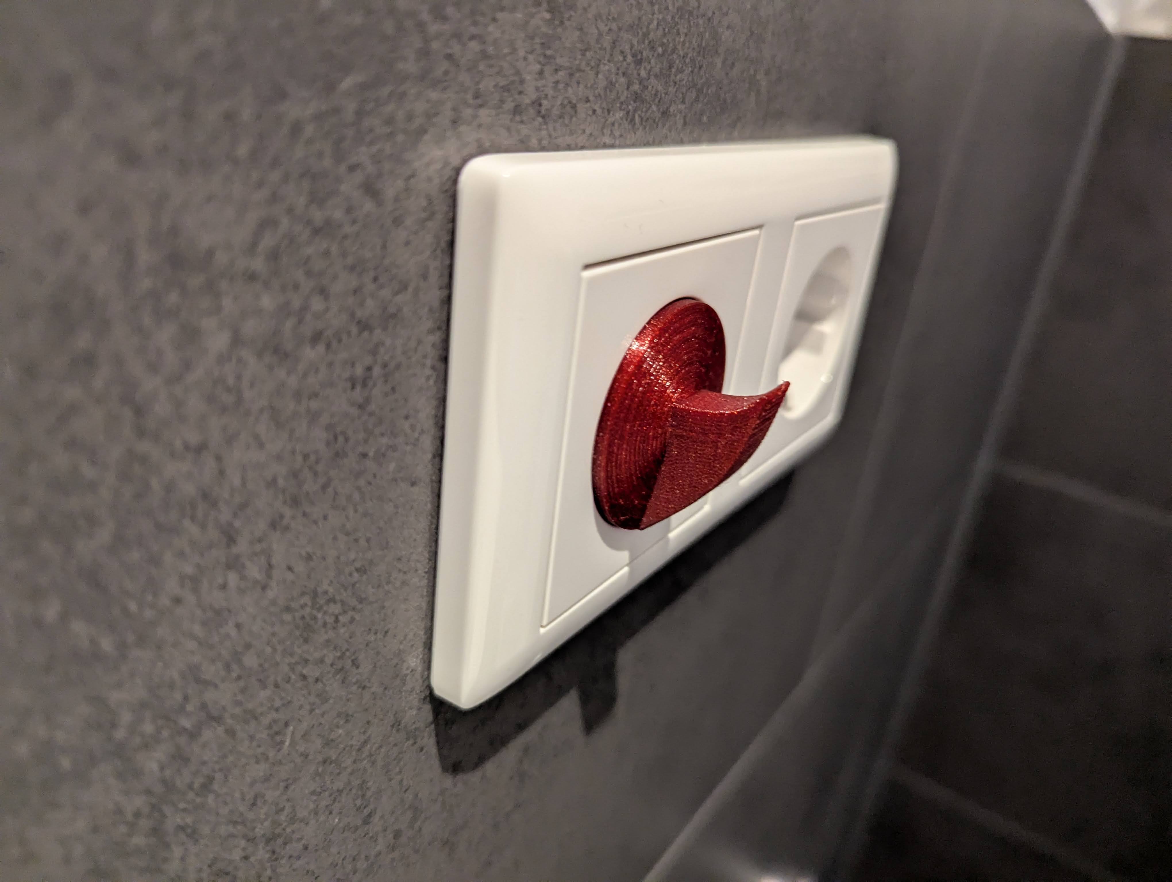 Socket Protector Cover and Hook - Schuko Socket Type C, F, K — miniatura 2