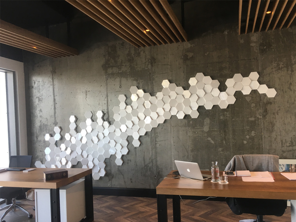 Miniatura 3 do modelo 3D NORM - Hexagonal modular wall panels