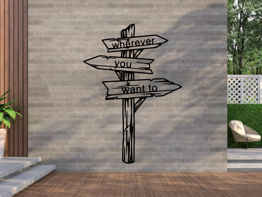 Wherever you want to Wall Art