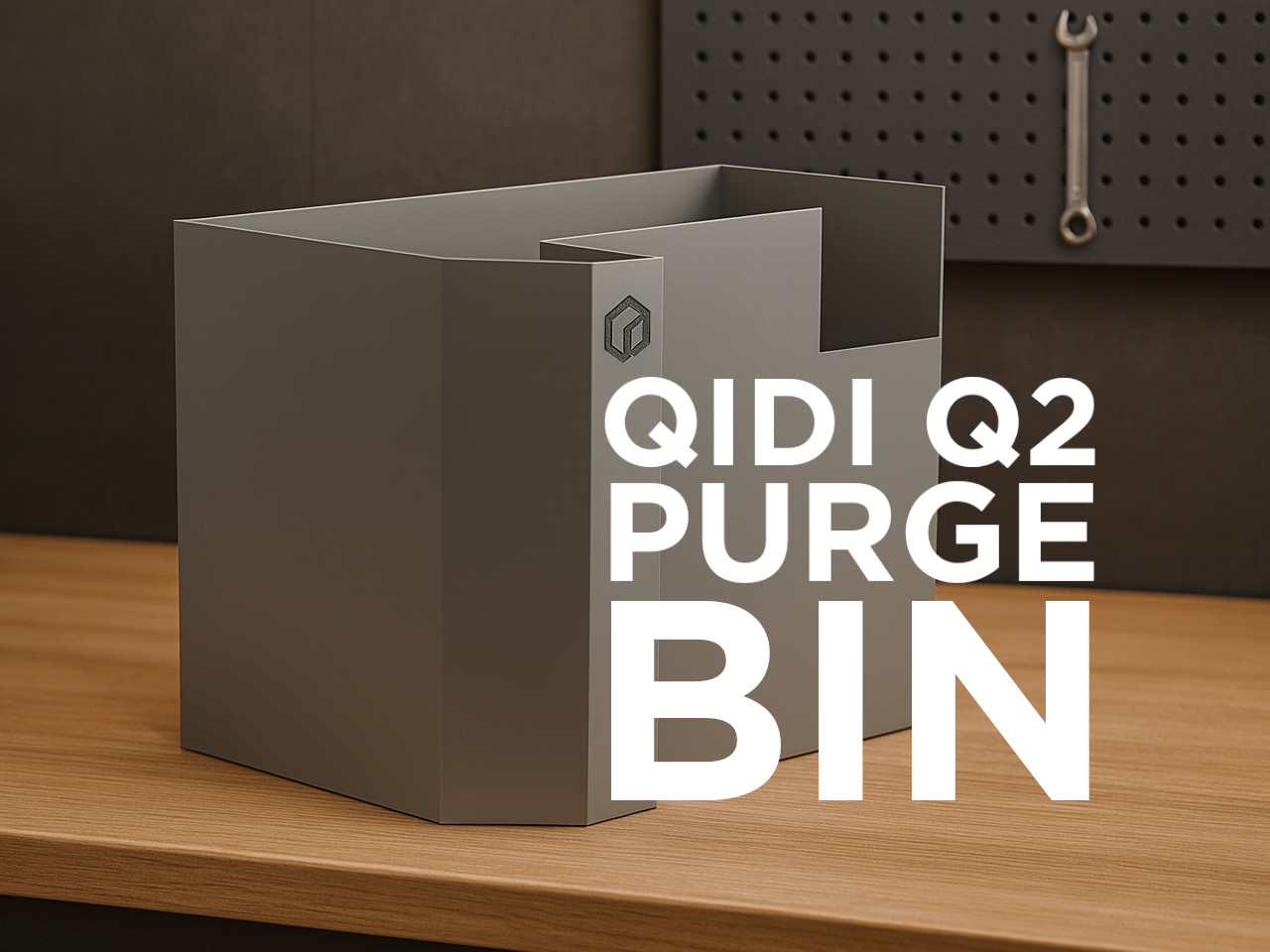 Filament Purge Bin for QIDI Q2
