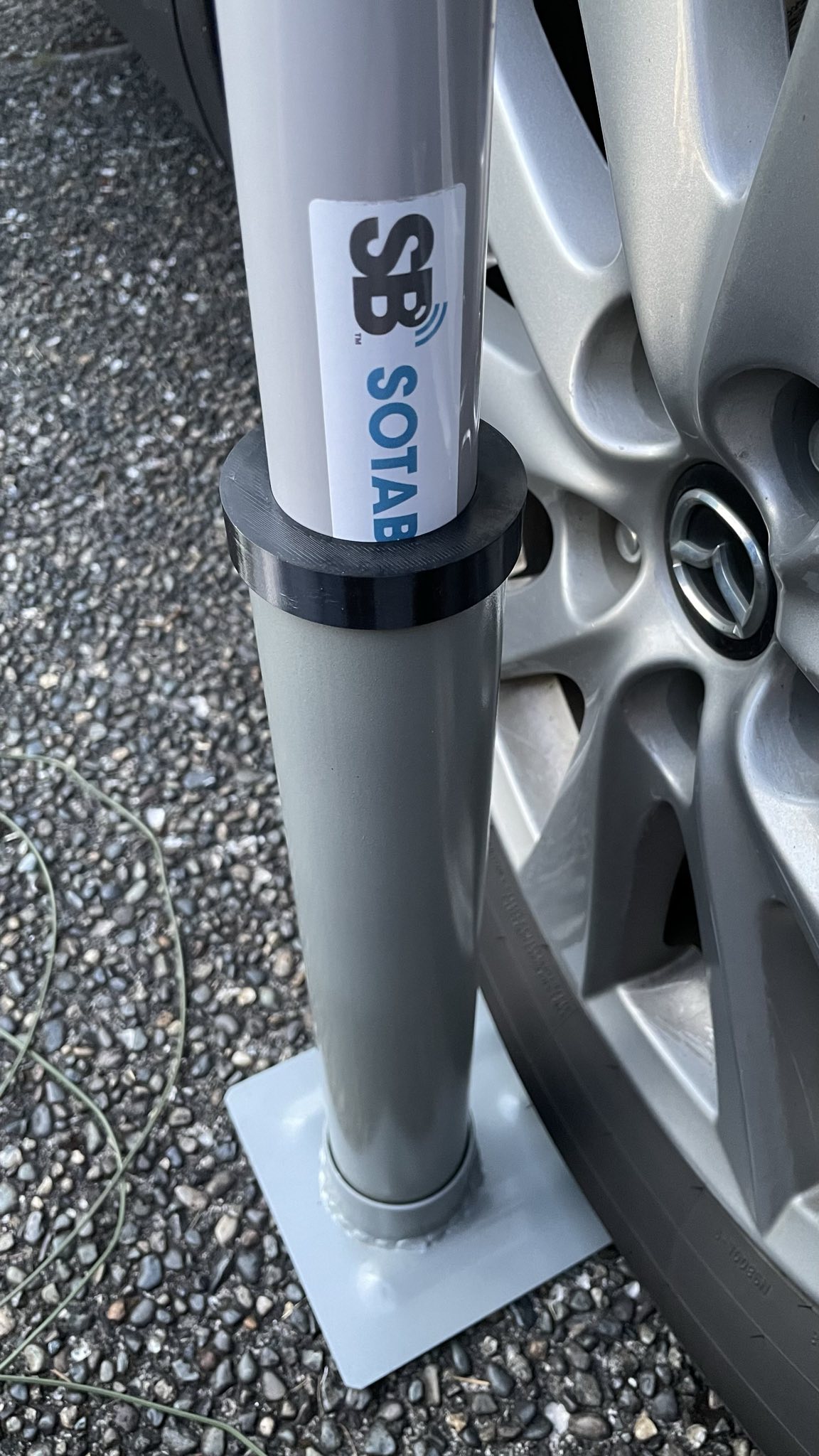 SOTABEAMS Drive-on Car Mount Sleeve Adapter for Travel Mast