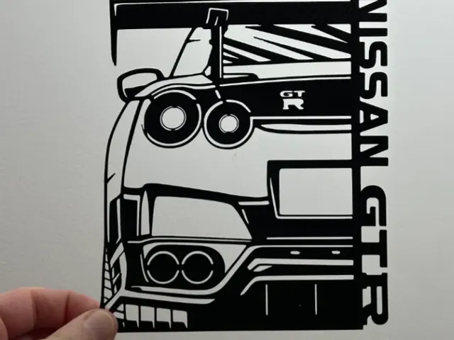 NISSAN GTR R35 - decorazione da parete