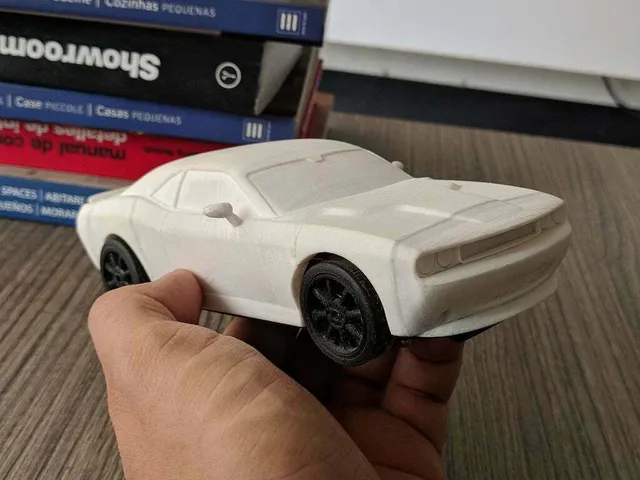 Dodge Challenger body for OpenZ v3b chassis, 1:28 RC