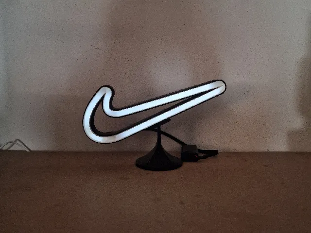 Nike Swoosh LED Lamp – Desk or Wall Mount