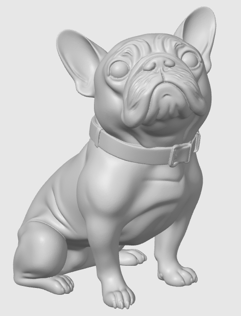 Realistic French Bulldog