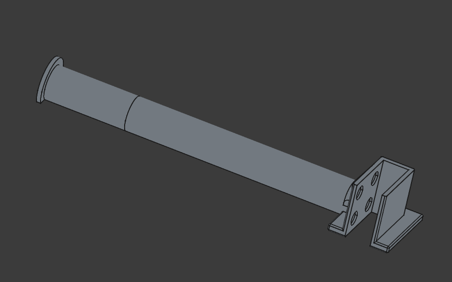 Paper towel holder (Ajustable length, printable on small printers) — miniatura 4