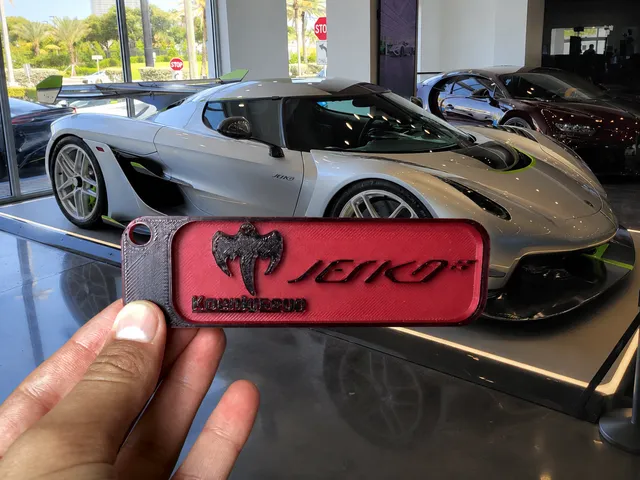 Koninsegg Jesko keychain