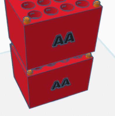 Stackable battery container